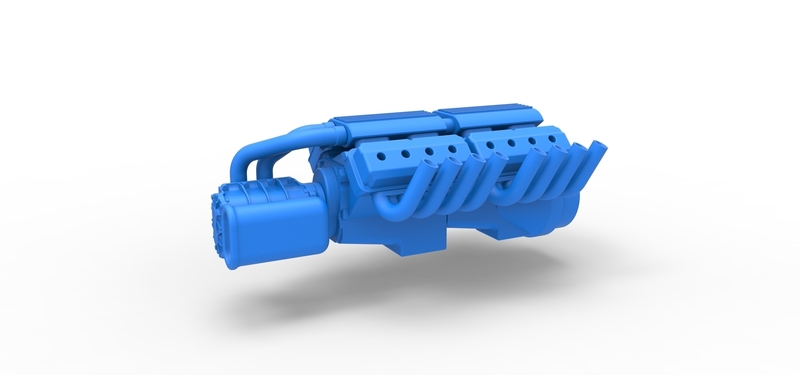 Diecast engine 2 V8 Version 2 Scale 1:25