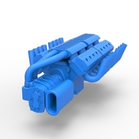 Diecast engine 2 V8 Version 2 Scale 1:25 - Thumbnail 4