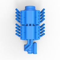 Diecast engine 2 V8 Version 2 Scale 1:25 - Thumbnail 8