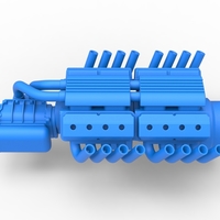 Diecast engine 2 V8 Version 2 Scale 1:25 - Thumbnail 10