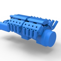 Diecast engine 2 V8 Version 2 Scale 1:25 - Thumbnail 11