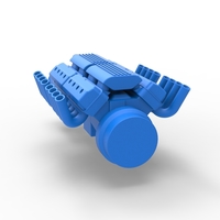 Diecast engine 2 V8 Version 2 Scale 1:25 - Thumbnail 12