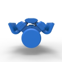 Diecast engine 2 V8 Version 2 Scale 1:25 - Thumbnail 13