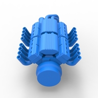 Diecast engine 2 V8 Version 2 Scale 1:25 - Thumbnail 14