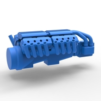 Diecast engine 2 V8 Version 2 Scale 1:25 - Thumbnail 15