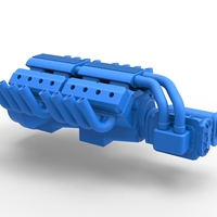 Diecast engine 2 V8 Version 2 Scale 1:25 - Thumbnail 17