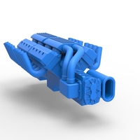 Diecast engine 2 V8 Version 2 Scale 1:25 - Thumbnail 18