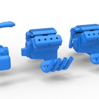 Diecast engine 2 V8 Version 2 Scale 1:25 - Thumbnail 19