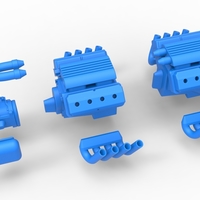 Diecast engine 2 V8 Version 2 Scale 1:25 - Thumbnail 20