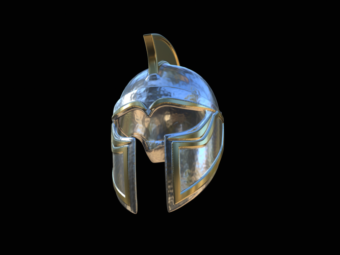 1. New Helmet fantasy sparta  3D Print 517898