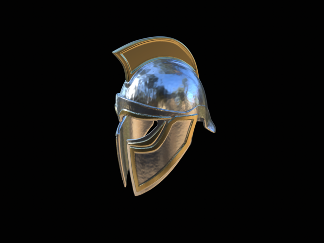 1. New Helmet fantasy sparta  3D Print 517899