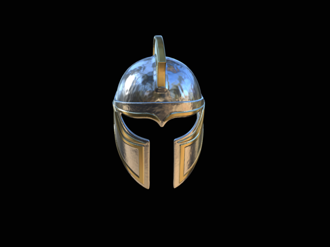 1. New Helmet fantasy sparta  3D Print 517902