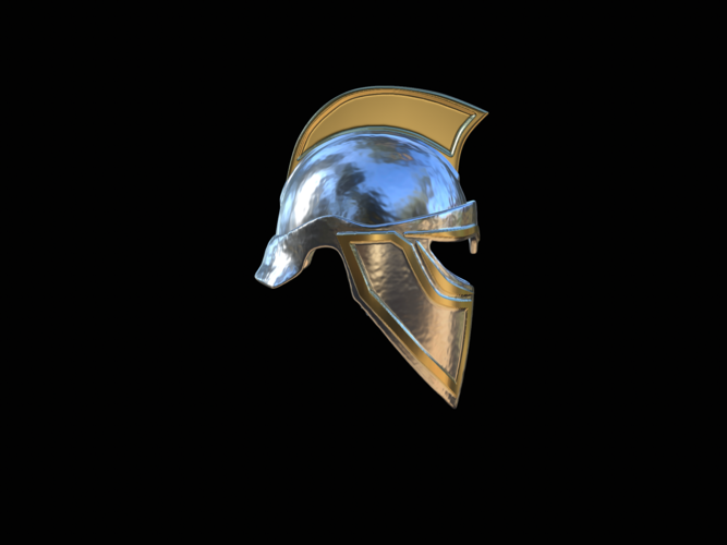 1. New Helmet fantasy sparta  3D Print 517903