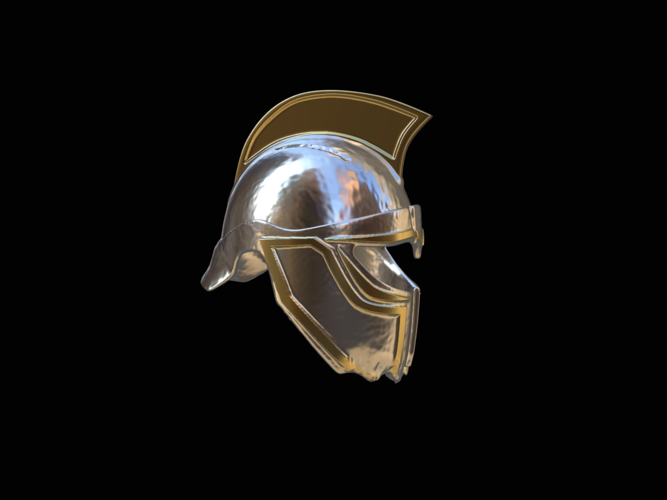 2. slightly broken Helmet fantasy sparta  3D Print 517906