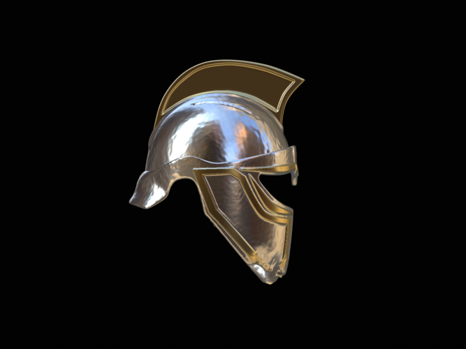 2. slightly broken Helmet fantasy sparta  3D Print 517907