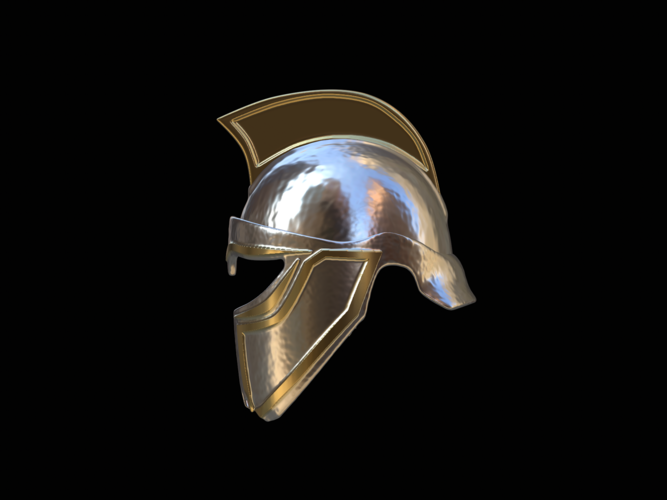 2. slightly broken Helmet fantasy sparta  3D Print 517908