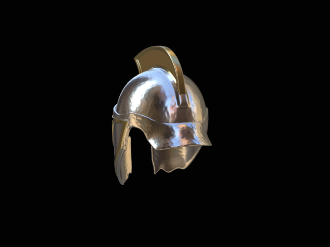 2. slightly broken Helmet fantasy sparta  3D Print 517909