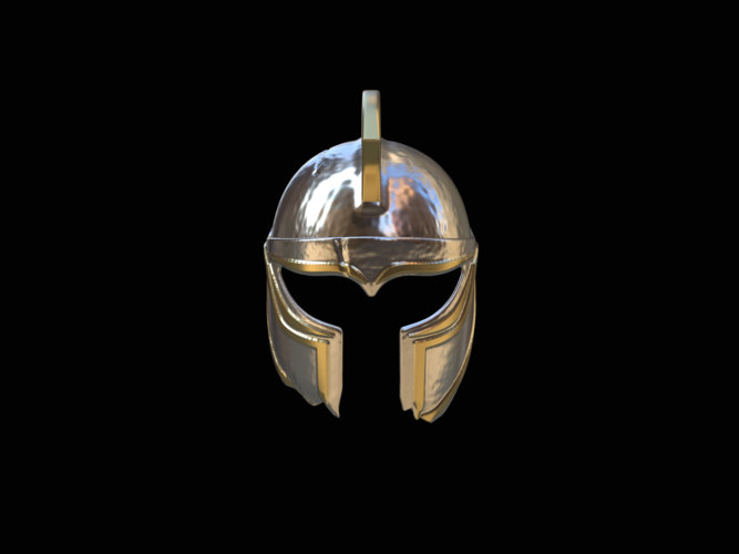 2. slightly broken Helmet fantasy sparta  3D Print 517911