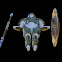 set of Greek armour for 3d printing on figures or for cosplay  - Thumbnail 5