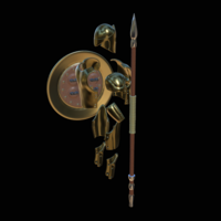 set of Greek armour for 3d printing on figures or for cosplay  - Thumbnail 8