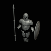 set of Greek armour for 3d printing on figures or for cosplay  - Thumbnail 11