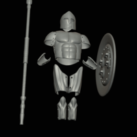 set of Greek armour for 3d printing on figures or for cosplay  - Thumbnail 12