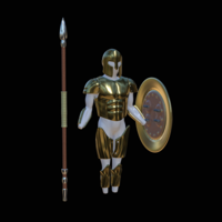 Small set of Greek armour for 3d printing on figures or for cosplay  3D Printing 517937