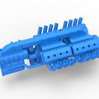 Diecast engine 2 V8 Version 3 Scale 1:25 - Thumbnail 2