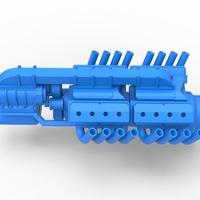 Diecast engine 2 V8 Version 3 Scale 1:25 - Thumbnail 10