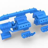 Diecast engine 2 V8 Version 3 Scale 1:25 - Thumbnail 16