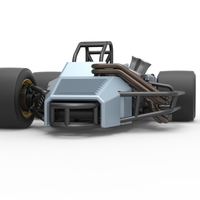 Supermodified 3-to-1 race car 1:25 - Thumbnail 6