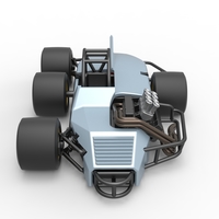 Supermodified 3-to-1 race car 1:25 - Thumbnail 7