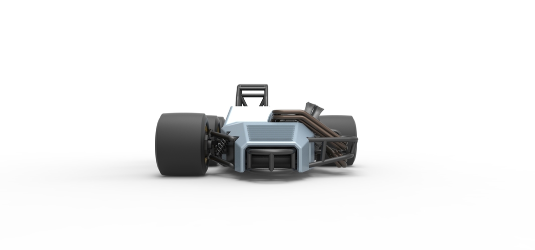 Supermodified 3-to-1 race car 1:25 3D Print 518088