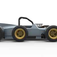 Supermodified 3-to-1 race car 1:25 - Thumbnail 19