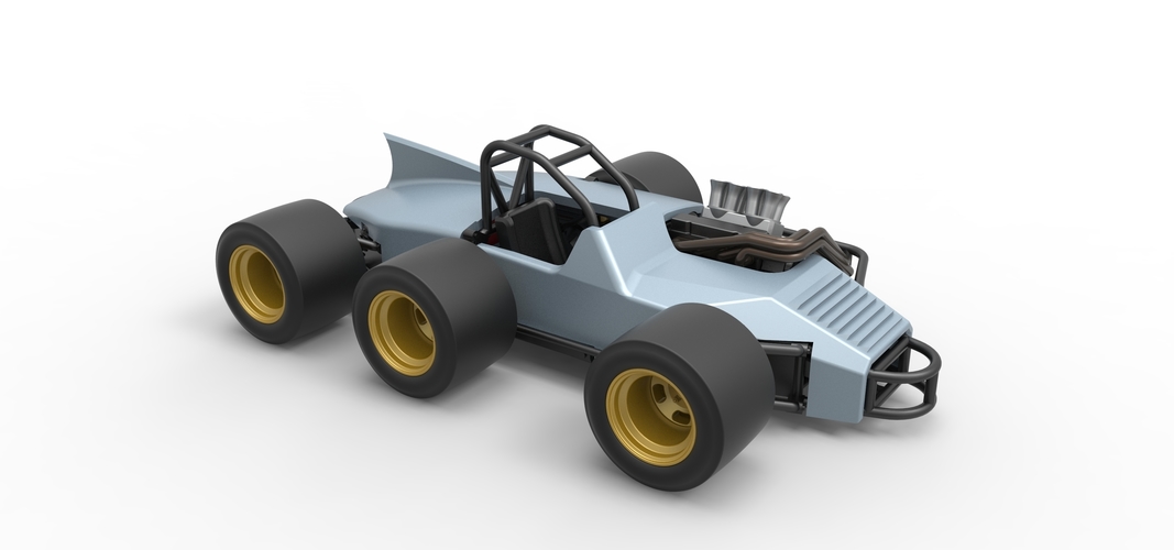 Diecast Supermodified 3-to-1 race car 1:25 3D Print 518101