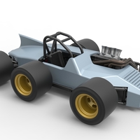 Supermodified 3-to-1 race car 1:25 - Thumbnail 21