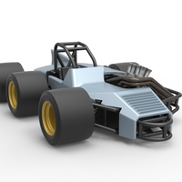 Supermodified 3-to-1 race car 1:25 - Thumbnail 22