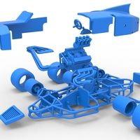 Supermodified 3-to-1 race car 1:25 - Thumbnail 24