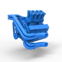 Engine V8 for Supermodified race car 1:25 - Thumbnail 1