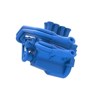 Engine V8 for Supermodified race car 1:25 - Thumbnail 3