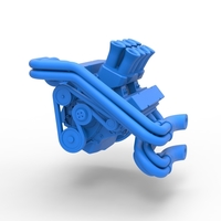 Engine V8 for Supermodified race car 1:25 - Thumbnail 4