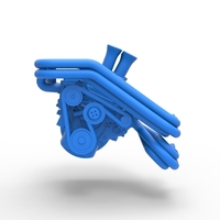 Engine V8 for Supermodified race car 1:25 - Thumbnail 5