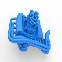 Engine V8 for Supermodified race car 1:25 - Thumbnail 6