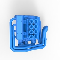 Engine V8 for Supermodified race car 1:25 - Thumbnail 7