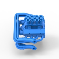 Engine V8 for Supermodified race car 1:25 - Thumbnail 9