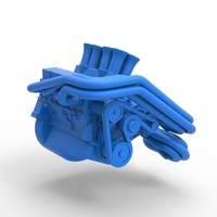 Engine V8 for Supermodified race car 1:25 - Thumbnail 16