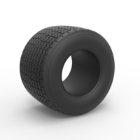 Dirt Sprint racing tire 22 Scale 1:25 - Thumbnail 1