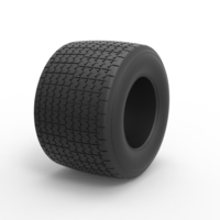 Dirt Sprint racing tire 22 Scale 1:25 - Thumbnail 2