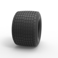 Dirt Sprint racing tire 22 Scale 1:25 - Thumbnail 3