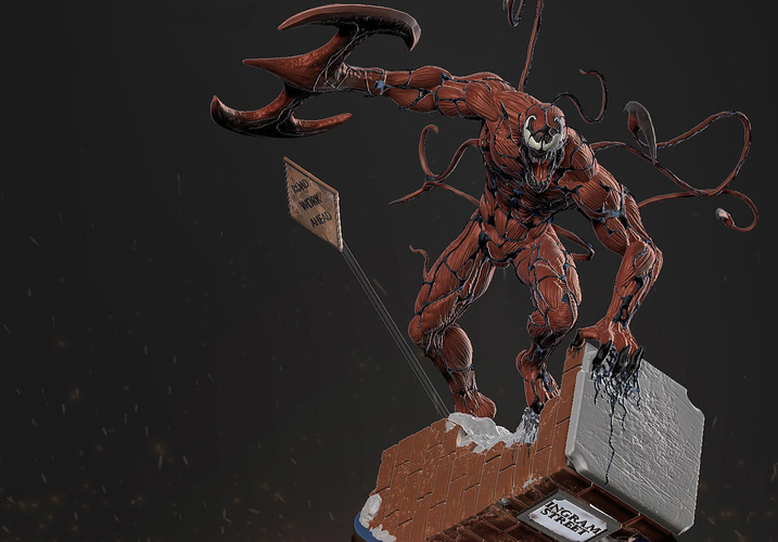 Carnage from ready to print model from Venom movie 3D Print 518215